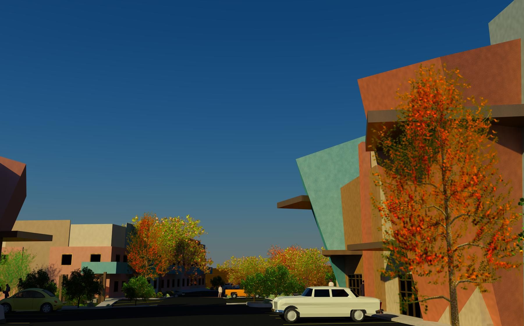 Center of complex view